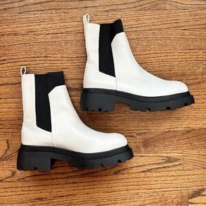 DV by Dolce Vita Two-Tone Ankle Booties